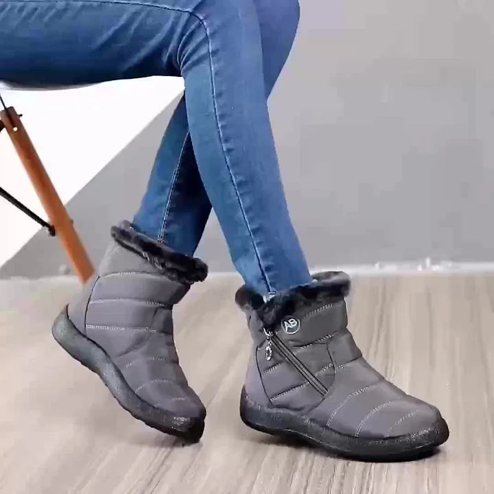 Botas Ortopédicas Cálidas e Impermeables para Mujer - Antideslizantes